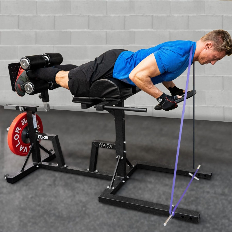 Strength * | Valor Fitness Cb-29, Adjustable Glute And Ham Developer (Ghd)