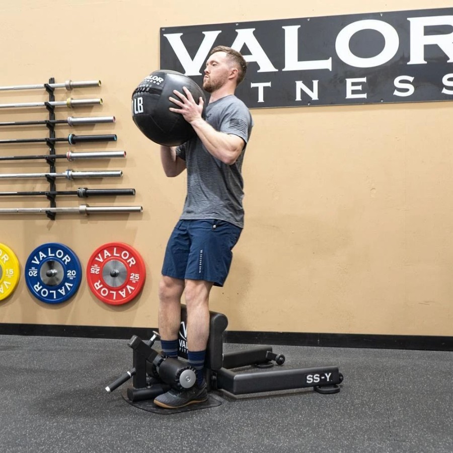 Strength * | Valor Fitness Ss-Y, Sissy Squat Bench W/ Wheels