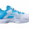 Shoes * | Babolat Sfx3 All Court White/Blue Women'S Shoes